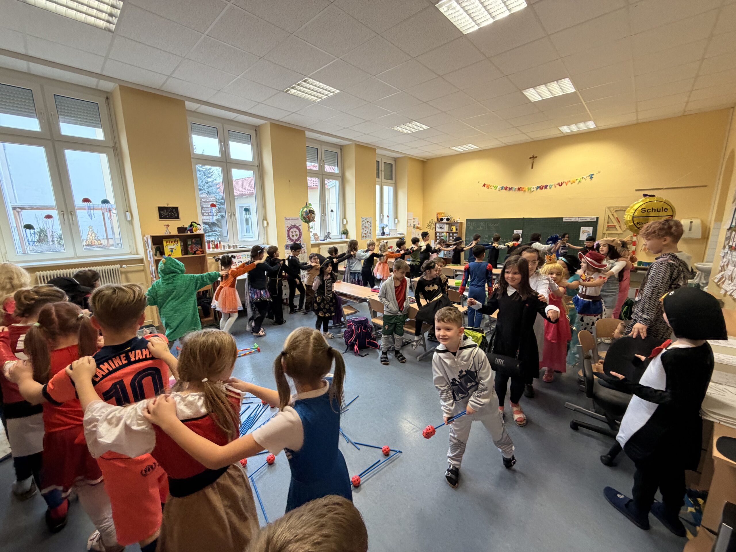 Faschingstreiben in der VS LiWö